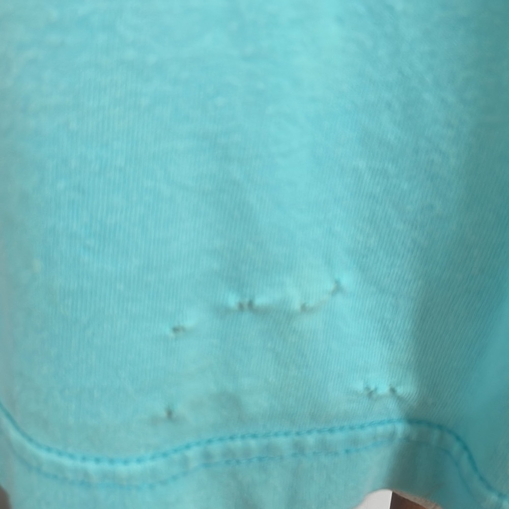 Lilly Pulitzer T-shirt turquoise 100% cotton short sleeve women’s size small S - Picture 8 of 9